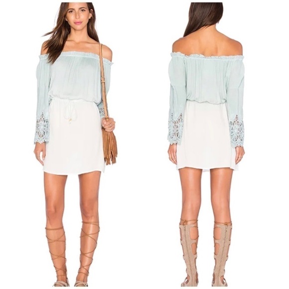 YOUNG Fabulous Broke Black Nova Mini Dress with Crochet Sleeves - Picture 11 of 11